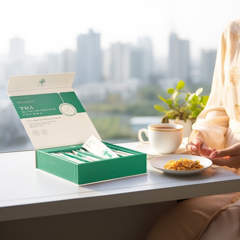 Trà Dây Thìa Canh - Giảo Cổ Lam Phurba Hỗ Trợ Kiểm Soát Mỡ Máu - Đường Huyết (Hộp 20 gói x 3.5g)