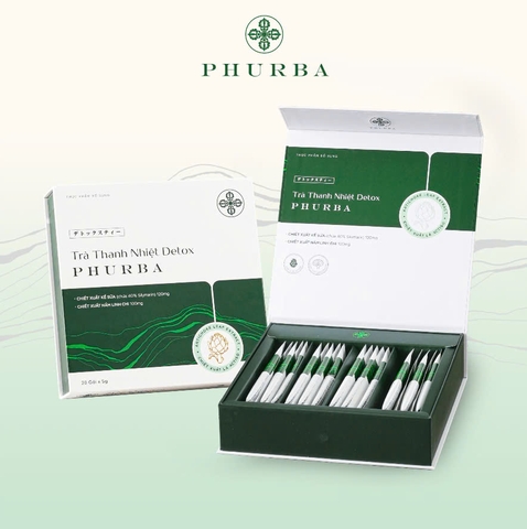 Trà Thanh Nhiệt Detox Phurba Detox Cơ Thể (Hộp 20 gói x 5g)