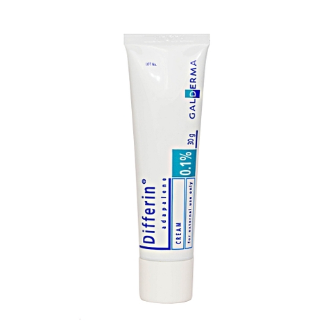 DIFFERIN CREAM 0.1%: Kem Đặc Trị Mụn Chứa Adapalene – Giảm Mụn Viêm & Cải Thiện Làn Da