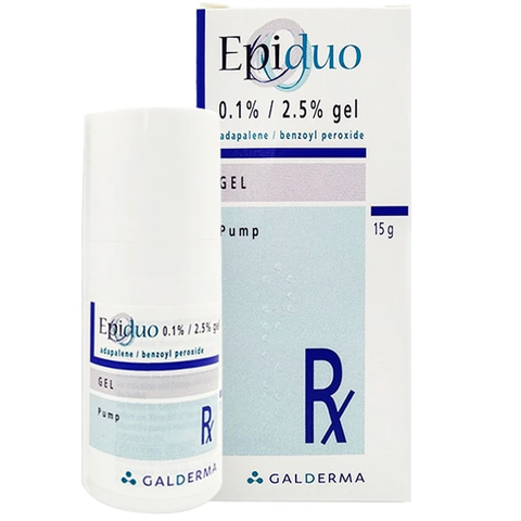 Galderma Epiduo 0.1%/2.5% Gel 15g – Gel Bôi Điều Trị Mụn Viêm Và Mụn Không Viêm