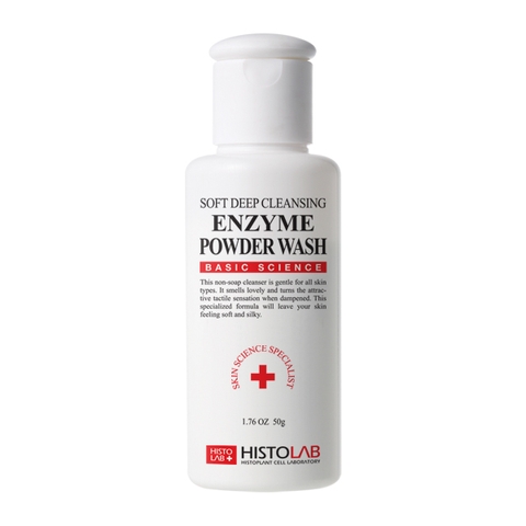 HISTOLAB ENZYME POWDER WASH / SỮA RỬA MẶT DẠNG BỘT, GIÚP LÀM SẠCH DA VÀ TẨY TẾ BÀO CHẾT CHO DA