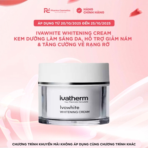 Ivawhite Whitening Cream: Kem Dưỡng Làm Sáng Da, Hỗ Trợ Giảm Nám & Tăng Cường Vẻ Rạng Rỡ