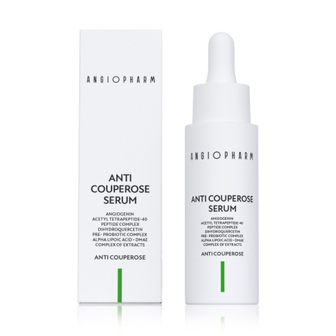 ANGIOPHARM Anti Couperose Serum 30ml – Serum hỗ trợ làm dịu da đỏ và chăm sóc da giãn mao mạch