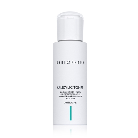 ANGIOPHARM Salicylic Toner 100ml – Toner BHA hỗ trợ giảm dầu và làm thông thoáng lỗ chân lông