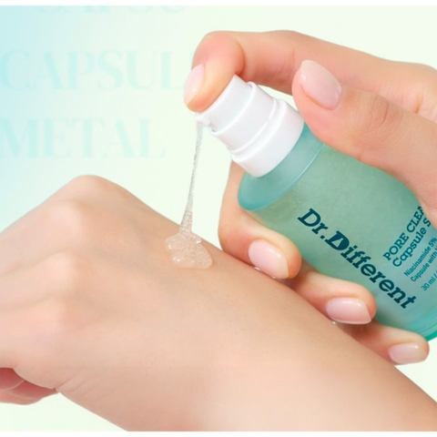 Dr.Different PORE CLEAR Capsule Serum – Tinh Chất Hỗ Trợ Làm Sáng, Se Khít Lỗ Chân Lông Và Điều Tiết Tuyến Bã Nhờn
