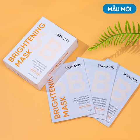 SKINAVIS BRIGHTENING MASK: Mặt Nạ Cấp Ẩm & Phục Hồi, Cho Làn Da Sáng Mịn Rạng Rỡ