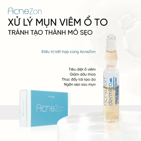 DERMICA ACNEZON: Giải Pháp Meso Tiêu Viêm, Ngăn Sẹo Mụn Cấp Tốc