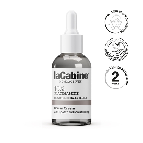 LACABINE 15% NIACINAMIDE SERUM CREAM / TINH CHẤT DƯỠNG SÁNG, MỜ THÂM DA