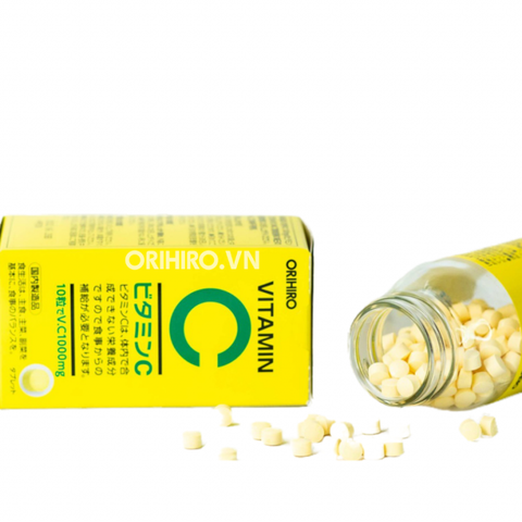 ORIHIRO VITAMIN C / VIÊN UỐNG TĂNG MIỄN DỊCH, LÀM ĐẸP DA, CHỐNG LÃO HÓA