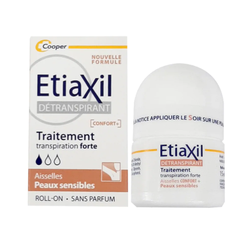 ETIAXIL DÉTRANSPIRANT TRAITEMENT ROLL-ON PEAUX NORMALES / LĂN ĐẶC TRỊ CHO DA SIÊU NHẠY CẢM ( MÀU NÂU)