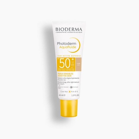 Bioderma Photoderm Aquafluide SPF50+ Claire: Chống Nắng Hoàn Hảo Cho Da Nhạy Cảm