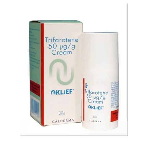 AKLIEF 0.005% TRIFAROTENE CREAM: Kem Đặc Trị Mụn & Chống Lão Hóa - Retinoid Thế Hệ 4 Ít Kích Ứng