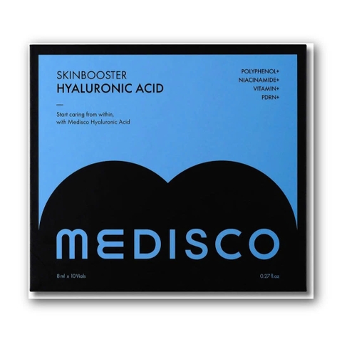 Medisco Hyaluronic Acid Skinbooster (10 x 8ml) – Tinh Chất Dưỡng Cấp Ẩm Chuyên Sâu, Hỗ Trợ Phục Hồi Hàng Rào Da