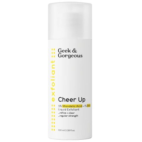 Geek & Gorgeous Cheer Up – Nước cân bằng tẩy tế bào chết cho da hỗn hợp và da dầu