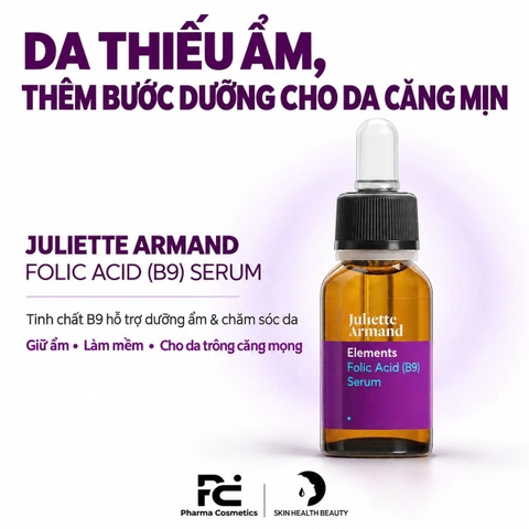 JULIETTE ARMAND FOLIC ACID (B9) SERUM: Tinh Chất Tái Tạo & Phục Hồi - Tăng Cường Hệ Miễn Dịch Cho Làn Da Khỏe Mạnh