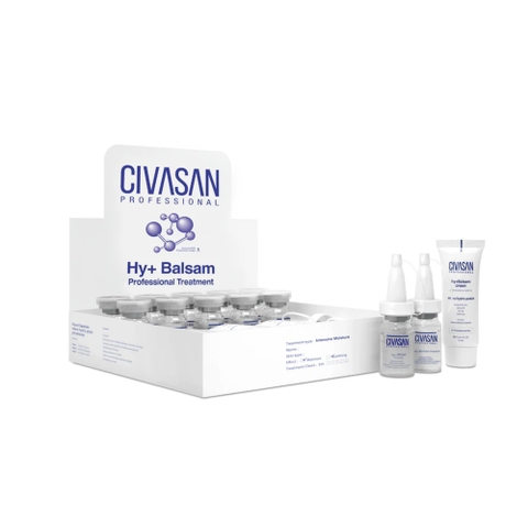 Civasan Hy+ Balsam Professional Treatment – Bộ Phục Hồi Da Chuyên Sâu Sau Lăn Kim & Laser