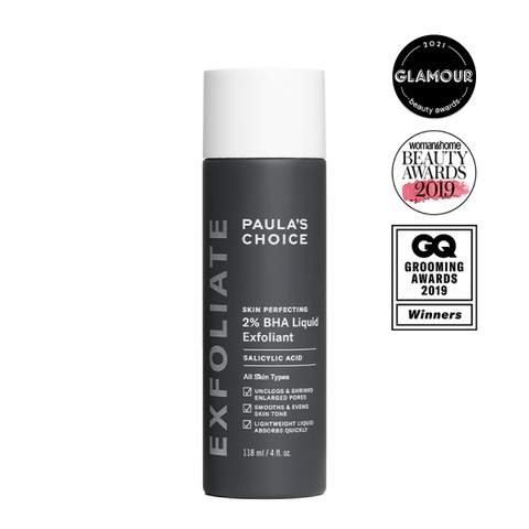 PAULA'S CHOICE SKIN PERFECTING 2% BHA LIQUID EXFOLIANT: Dung Dịch Loại Bỏ Tế Bào Chết, Giúp Lỗ Chân Lông Sạch Thoáng & Da Mịn Màng 118ml