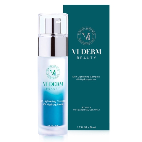VI DERM SKIN LIGHTENING COMPLEX 4% RX: Kem Hỗ Trợ Làm Mờ Sắc Tố, Mang Lại Làn Da Sáng Mịn & Đều Màu