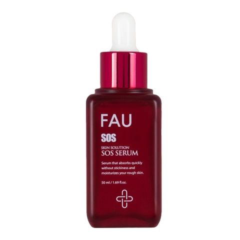 FAU SKIN SOLUTION SOS SERUM / SERUM GIẢM ĐỎ, KHÁNG VIÊM, TRỊ MỤN ( 50ML)