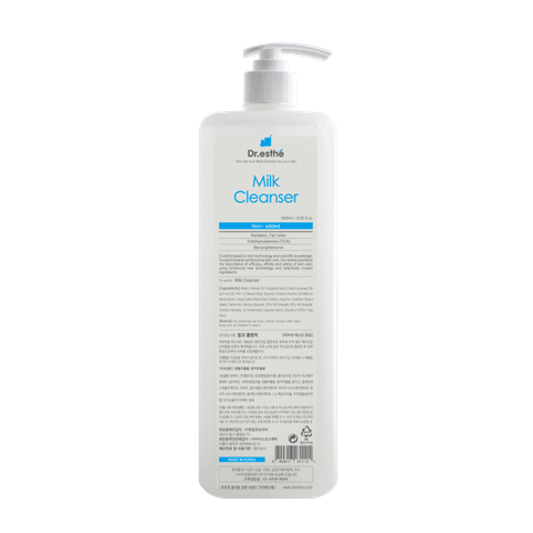 DR.ESTHE MILK CLEANSER: Sữa Rửa Mặt Dạng Sữa Dịu Nhẹ - Dưỡng Ẩm & Bảo Vệ Làn Da Nhạy Cảm