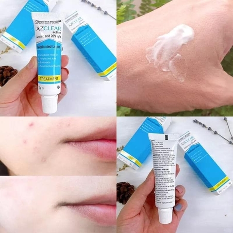 AZCLEAR ACTION AZELAIC ACID 20% 25g / KEM DƯỠNG GIẢM MỤN, MỜ THÂM