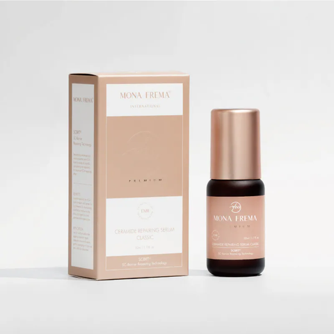 MONA FREMA EMR Ceramide Repairing Serum Classic 50ml – Tinh chất lipid phục hồi hàng rào bảo vệ da khô và da sau treatment