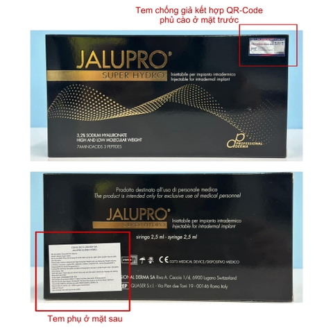 SUPER HYDRO JALUPRO/ TINH CHẤT NÂNG CƠ VÀ LÀM TRẺ HOÁ DA SUPER HYDRO JALUPRO (DẠNG TIÊM)
