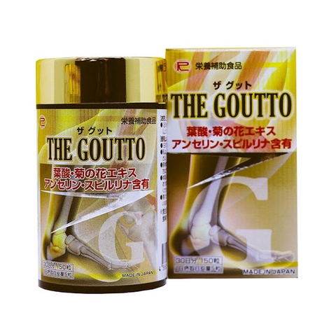 THE GOUTTO / VIÊN UỐNG GIẢM CÁC TRIỆU CHỨNG SƯNG ĐAU KHỚP, HỖ TRỢ PHÒNG NGỪA ĐIỀU TRỊ BỆNH GÚT
