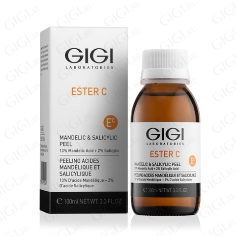 GIGI ESTER C MANDELIC & SALICYLIC PEEL / DUNG DỊCH PEEL DƯỠNG SÁNG, MỜ THÂM, NGỪA MỤN