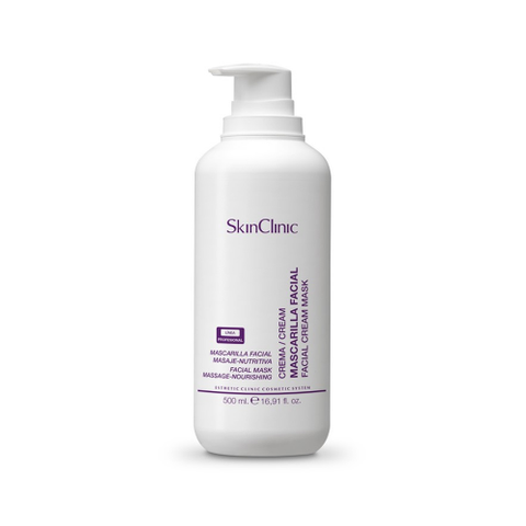 SKINCLINIC FACIAL CREAM FACE MASK: Mặt Nạ Dưỡng Ẩm & Tăng Cường Sức Sống Từ Hoa Hồng 500ML