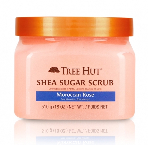 TREE HUT MAROCCAN ROSE SHEA SUGAR SCRUB / TẨY TẾ BÀO CHẾT CƠ THỂ