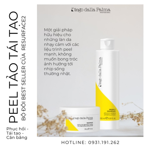 RESURFACE²: Liệu Trình Peel Tái Tạo Tế Bào & Trẻ Hóa Chuyên Sâu Từ Ý