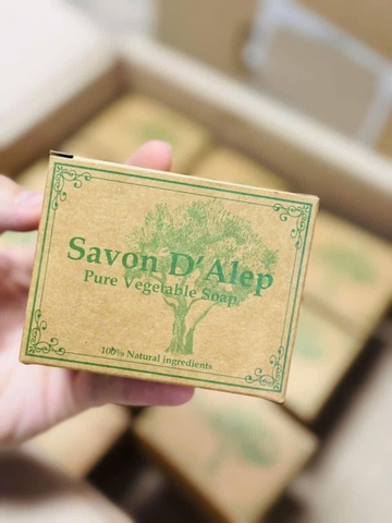 SAVON D’ALEP PURE VEGETABLE SOAP 100% NATURAL : Xà Bông Thuần Chay – Bí Quyết Ngàn Năm Cho Làn Da Sạch & Hết Viêm Lỗ Chân Lông