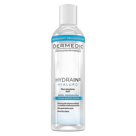 DERMEDIC HYDRAIN MICELLAR WATER H2O: Nước Tẩy Trang Dịu Nhẹ Cho Làn Da Nhạy Cảm