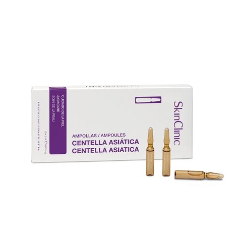 SKINCLINIC CENTELLA ASIÁTICA AMPOULES: Tinh Chất Rau Má Giúp Làm Dịu & Phục Hồi Làn Da Tổn Thương