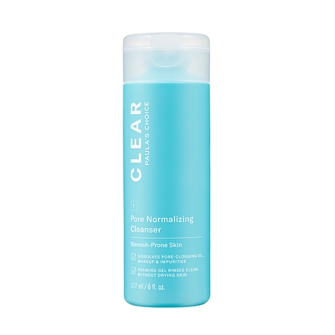 PAULA'S CHOICE CLEAR PORE NORMALIZING CLEANSER: Sữa Rửa Mặt Sạch Sâu, Giảm Dầu Thừa Cho Da Mụn & Nhạy Cảm