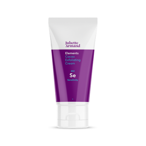 JULIETTE ARMAND ELEMENTS CACAO EXFOLIATING CREAM: Tẩy Tế Bào Chết Hạt Cacao & Hạnh Nhân Cho Da Mịn Màng, Tươi Sáng