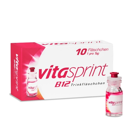 VITASPRINT B12 TRINKFLÄSCHCHEN: Liệu Pháp Tăng Cường Năng Lượng Tinh Thần & Thể Chất - Giảm Mệt Mỏi, Tăng Tập Trung
