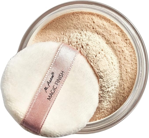 M. ASAM® MAGIC FINISH SETTING POWDER FINAL TOUCH BARE SKIN 15G / PHẤN BỘT TRONG SUỐT KIỀM DẦU 