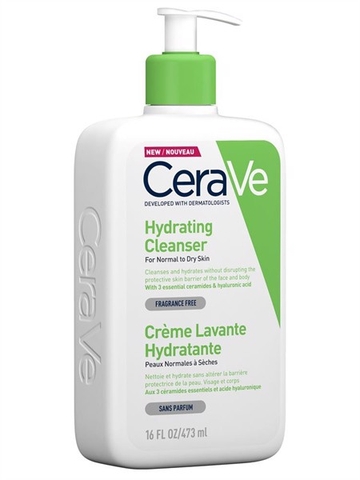 CeraVe Hydrating Cleanser: Sữa Rửa Mặt Dịu Nhẹ - Cấp Ẩm Chuyên Sâu Cho Da Khô, Nhạy Cảm