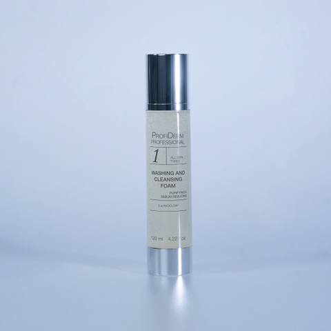 Profiderm Professional Washing and Cleansing Foam: Sữa Rửa Mặt Lợi Khuẩn Kiềm Dầu & Cân Bằng Hệ Vi Sinh Da