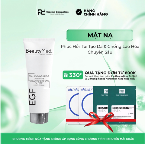 BEAUTYMED EGF CREAM MASK: MẶT NẠ KEM PHỤC HỒI, TÁI TẠO DA & CHỐNG LÃO HÓA CHUYÊN SÂU