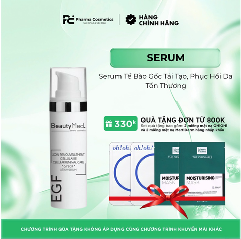 BEAUTYMED EGF SOIN RENOUVELLEMENT CELLULAIRE: Serum Tế Bào Gốc Tái Tạo, Phục Hồi Da Tổn Thương