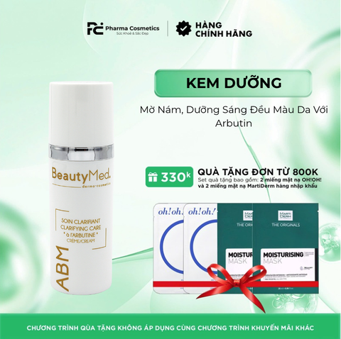 BEAUTYMED ABM SOIN CLARIFIANT - CLARIFYING CARE CREAM: Kem Dưỡng Mờ Nám, Dưỡng Sáng Đều Màu Da Với Arbutin