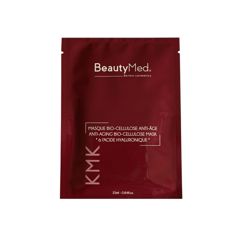 BEAUTYMED KMK - ANTI-AGING BIOCELLULOSE MASK - HYALURONIC: Mặt Nạ Cấp Ẩm Chuyên Sâu, Làm Đầy Nếp Nhăn Tức Thì