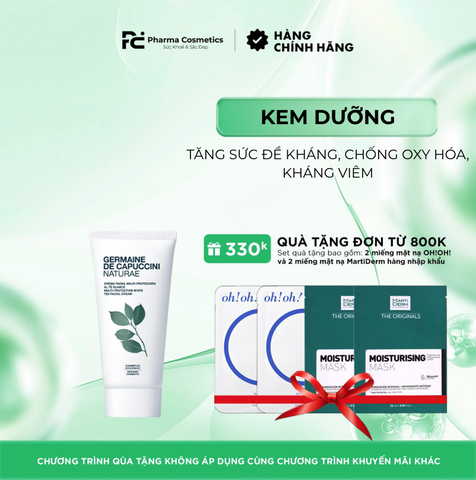 NATURAE WHITE TEA FACIAL CREAM/ KEM TĂNG CƯỜNG SỨC ĐỀ KHÁNG, CHỐNG OXY HÓA, KHÁNG VIÊM NATURAE WHITE TEA FACIAL CREAM