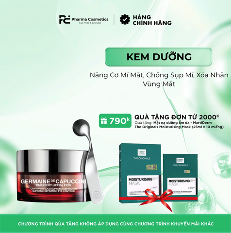 GERMAINE DE CAPUCCINI TIMEXPERT LIFT (IN) SUPREME DEFINITION: Kem Dưỡng Nâng Cơ Mí Mắt, Chống Sụp Mí, Xóa Nhăn Vùng Mắt