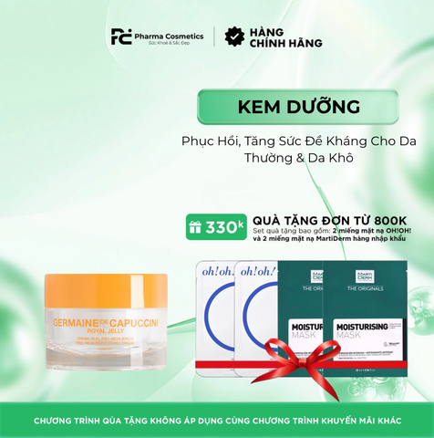 ROYAL JELLY PRO-RESILIENCE ROYAL CREAM COMFORT: Kem Dưỡng Phục Hồi, Tăng Sức Đề Kháng Cho Da Thường & Da Khô