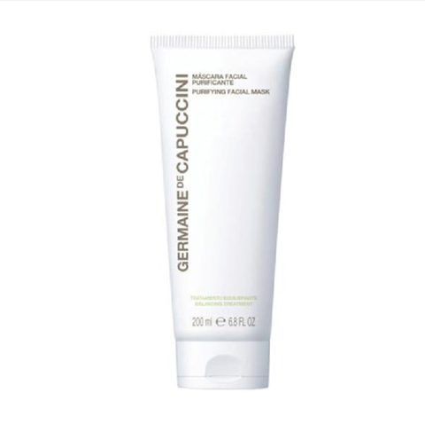 GERMAINE DE CAPUCCINI OPTIONS PURIFYING FACIAL MASK (SPA SIZE 200ML): Mặt Nạ Than Hoạt Tính Thanh Lọc, Se Lỗ Chân Lông, Giảm Mụn