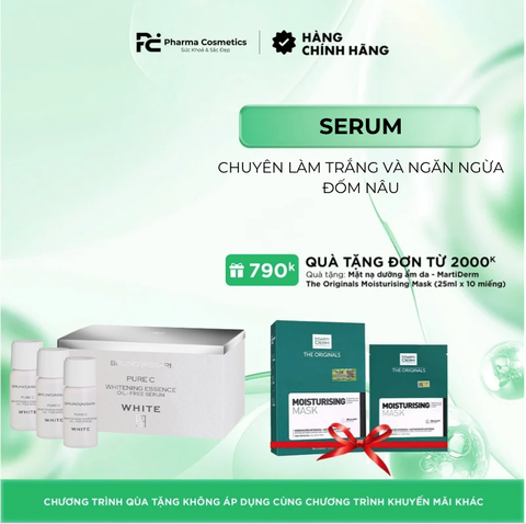 WHITE_PURE C / SERUM C TINH KHIẾT CHUYÊN LÀM TRẮNG VÀ NGĂN NGỪA ĐỐM NÂU